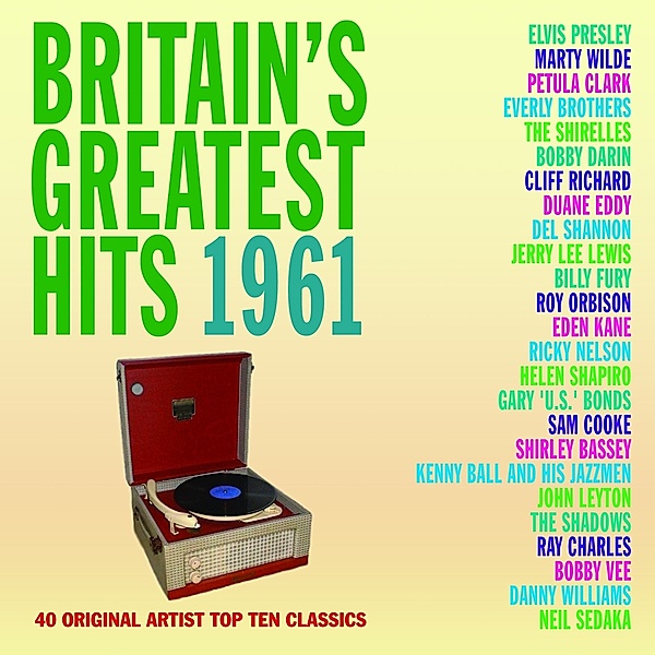 Britains Greatest Hits 61, Diverse Interpreten