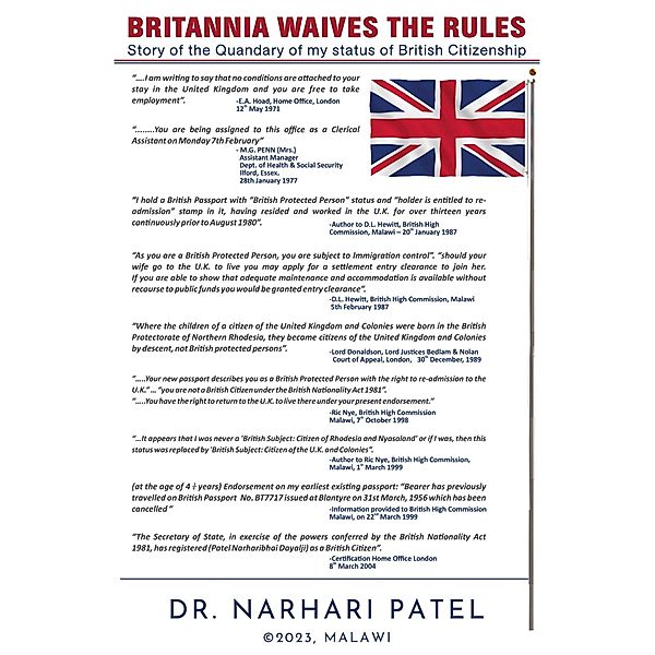 Britannia Waives The Rules, Narhari Patel