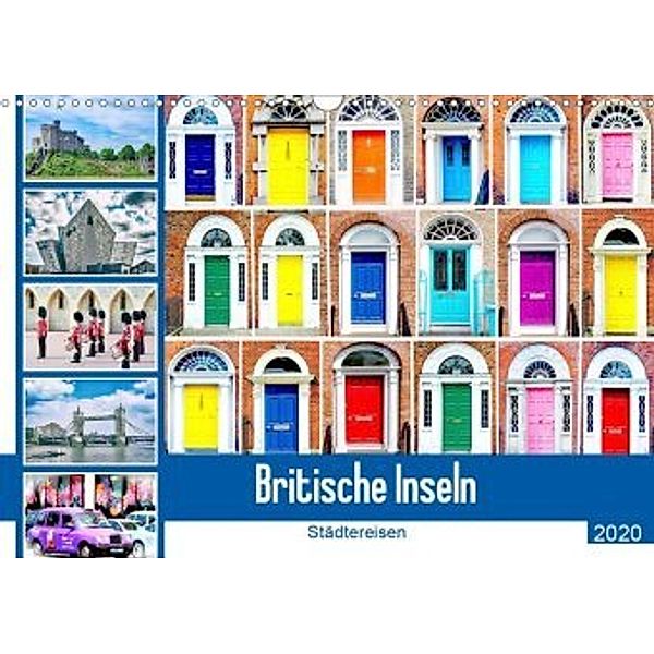 Britische Inseln - Städtereisen (Wandkalender 2020 DIN A3 quer), Nina Schwarze