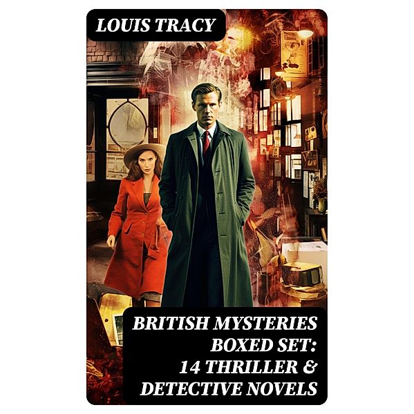 BRITISH MYSTERIES Boxed Set: 14 Thriller & Detective Novels, Louis Tracy
