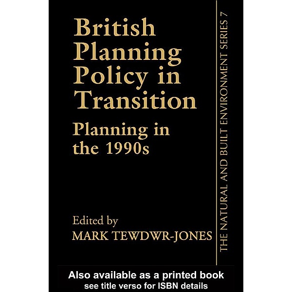 British Planning Policy, Mark Tewdwr-Jones