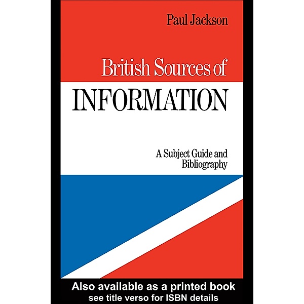 British Sources of Information, P. Jackson