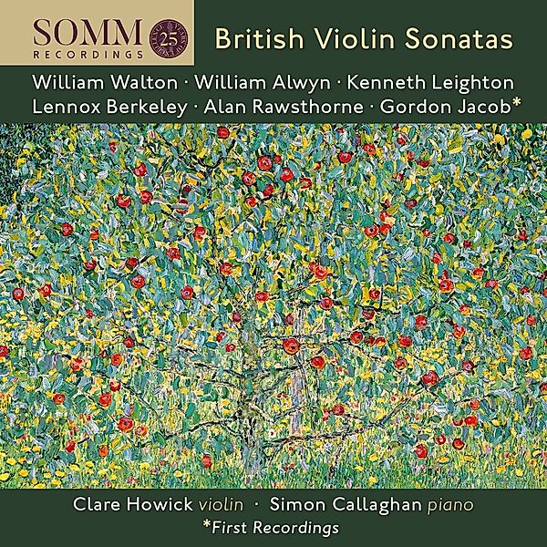 British Violin Sonatas, Clare Howick, Simon Callaghan