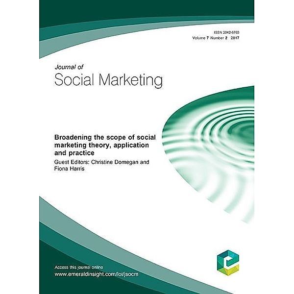 Broadening the scope of social marketing theory, application and practice