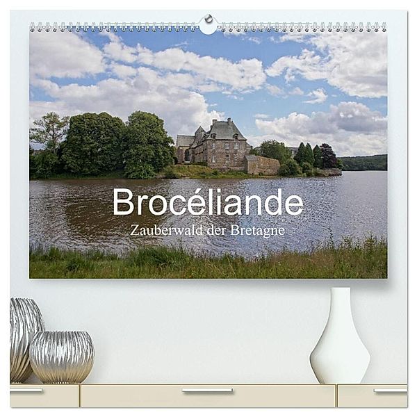 Brocéliande / Zauberwald der Bretagne (hochwertiger Premium Wandkalender 2024 DIN A2 quer), Kunstdruck in Hochglanz, Gudrun Nitzold-Briele