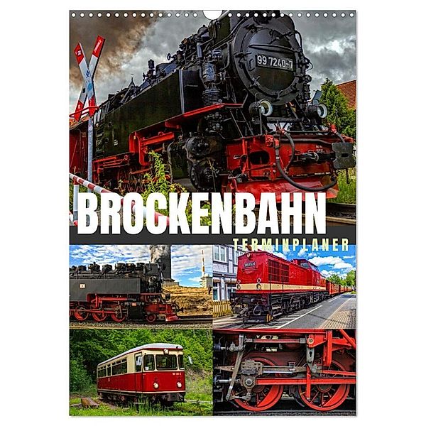 Brockenbahn - Terminplaner (Wandkalender 2025 DIN A3 hoch), CALVENDO Monatskalender, Calvendo, Holger Felix