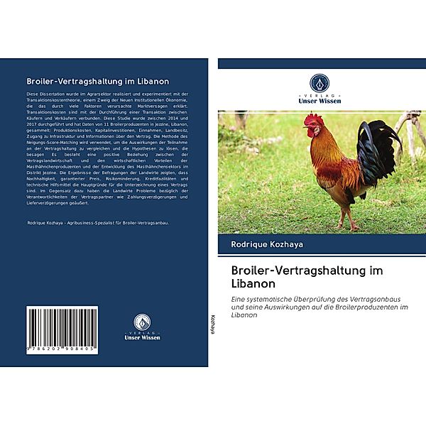 Broiler-Vertragshaltung im Libanon, Rodrique Kozhaya