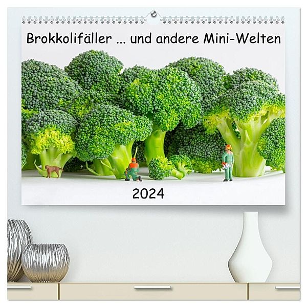 Brokkolifäller ... und andere Mini-Welten (hochwertiger Premium Wandkalender 2024 DIN A2 quer), Kunstdruck in Hochglanz, Michael Bogumil