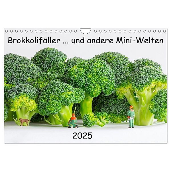 Brokkolifäller ... und andere Mini-Welten (Wandkalender 2025 DIN A4 quer), CALVENDO Monatskalender, Calvendo, Michael Bogumil