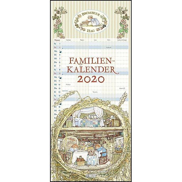 Brombeerhag Familienkalender 2020