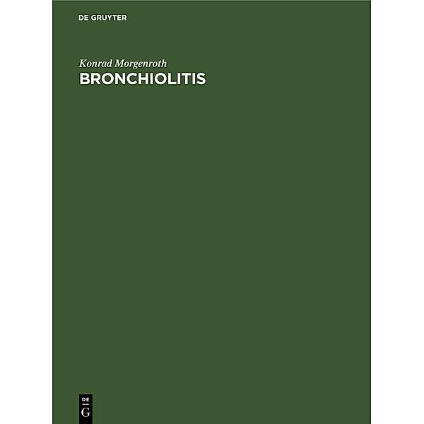 Bronchiolitis, Konrad Morgenroth