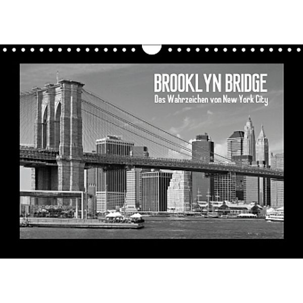 BROOKLYN BRIDGE Das Wahrzeichen von New York City (Wandkalender 2014 DIN A4 quer), Melanie Viola