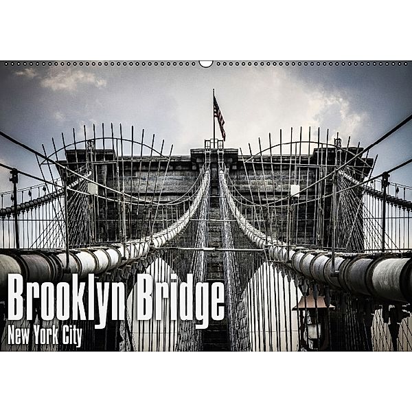 Brooklyn Bridge - New York City (Wandkalender 2014 DIN A2 quer), Oliver Pinkoss