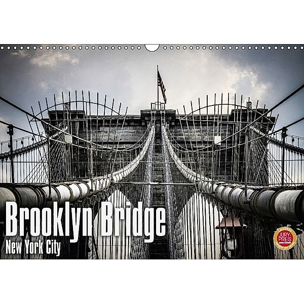 Brooklyn Bridge - New York City (Wandkalender 2018 DIN A3 quer), Oliver Pinkoss