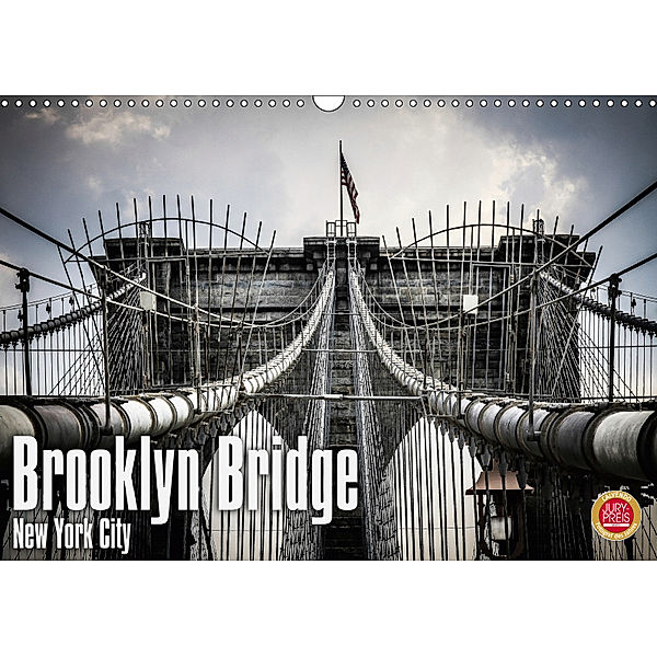 Brooklyn Bridge - New York City (Wandkalender 2019 DIN A3 quer), Oliver Pinkoss