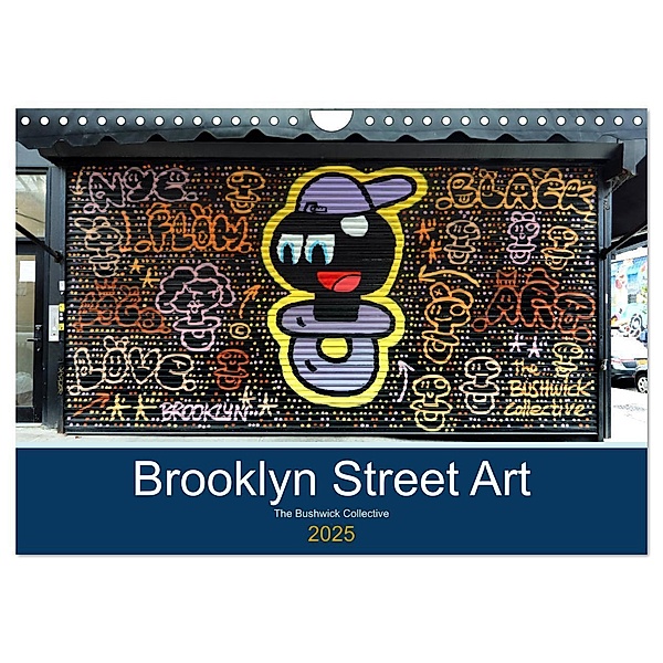 Brooklyn Street Art (Wandkalender 2025 DIN A4 quer), CALVENDO Monatskalender, Calvendo, Rainer Großkopf
