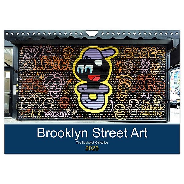 Brooklyn Street Art (Wandkalender 2025 DIN A4 quer), CALVENDO Monatskalender, Calvendo, Rainer Grosskopf