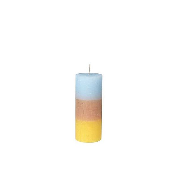 Broste copenhagen Blockkerze Rustik 'Rainbow' Pineapple Cloud