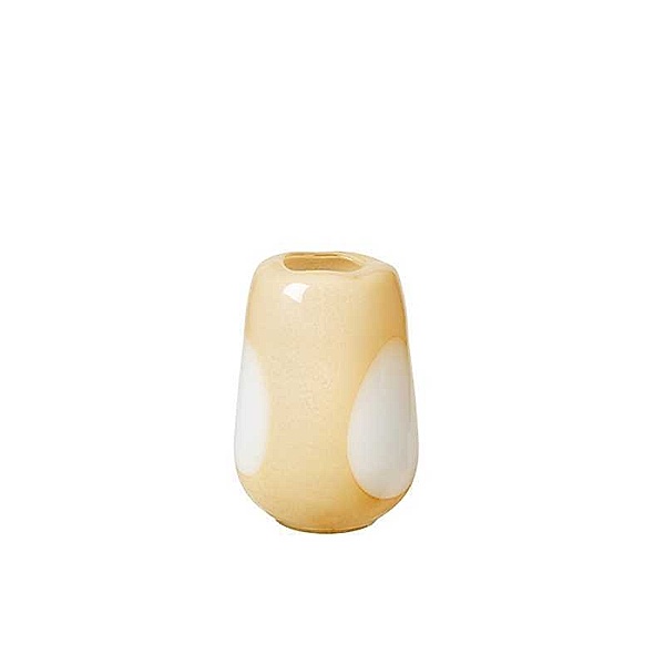 Broste copenhagen - Broste copenhagen Vase 'Ada Dot' Golden Fleece Yellow
