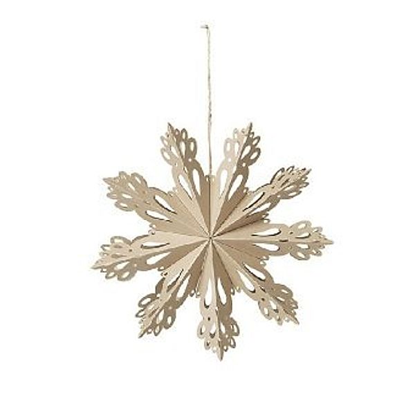 Broste copenhagen Deko 'Snowflake' M Papier