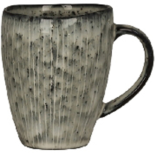 Broste copenhagen Tasse mit Henkel Nordic Sea, Keramik Graublau