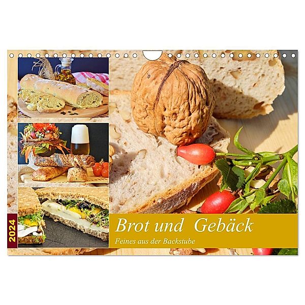 Brot und Gebäck. Feines aus der Backstube (Wandkalender 2024 DIN A4 quer), CALVENDO Monatskalender, Rose Hurley