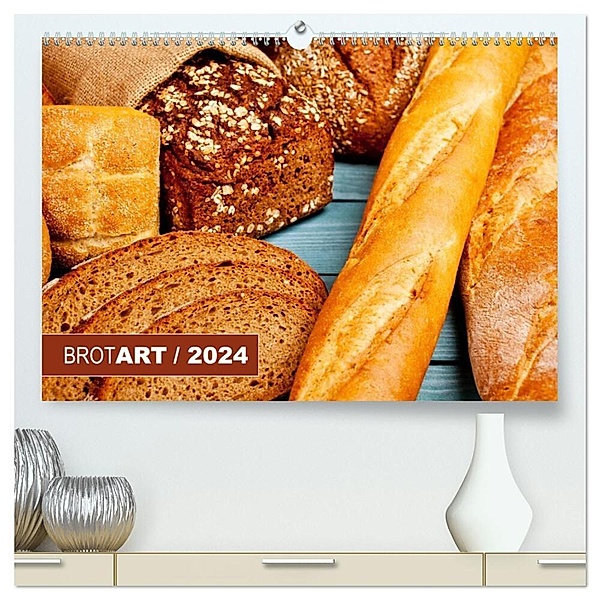 BROTART / 2024 (hochwertiger Premium Wandkalender 2024 DIN A2 quer), Kunstdruck in Hochglanz, Ralph Kerpa