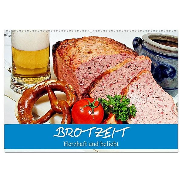 Brotzeit. Herzhaft und beliebt (Wandkalender 2024 DIN A2 quer), CALVENDO Monatskalender, Elisabeth Stanzer