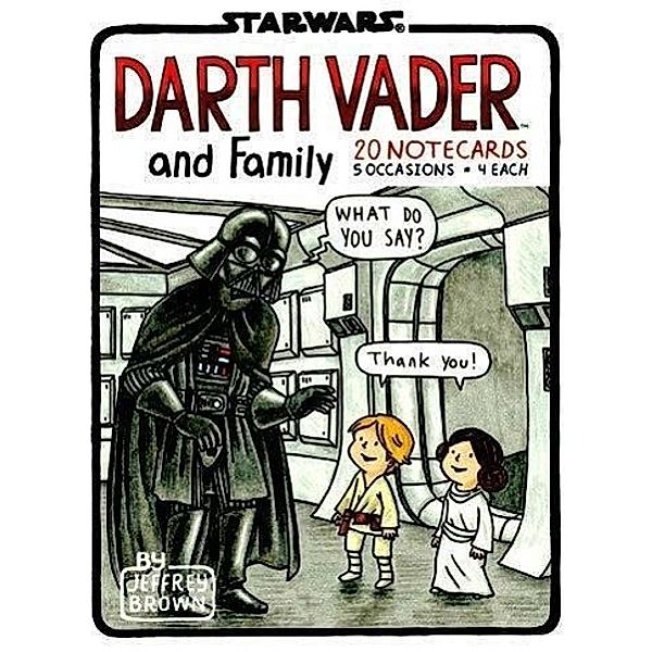 Brown, J: Darth Vader and Family Notecards, Jeffrey Brown