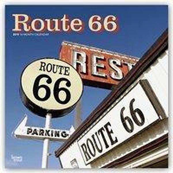 Browntrout Publishers, I: Route 66 2019 Square Wall Calendar, Inc Browntrout Publishers