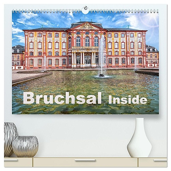 Bruchsal Inside (hochwertiger Premium Wandkalender 2024 DIN A2 quer), Kunstdruck in Hochglanz, Claus Eckerlin