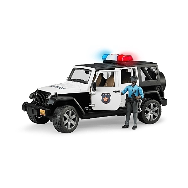 Bruder Bruder 02527 Jeep Wrangler UR Polizei und Polizist dunkel