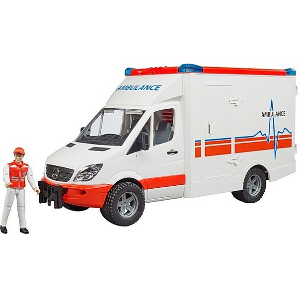 Bruder Bruder 02536 MB Sprinter Ambulanz mit Fahrer