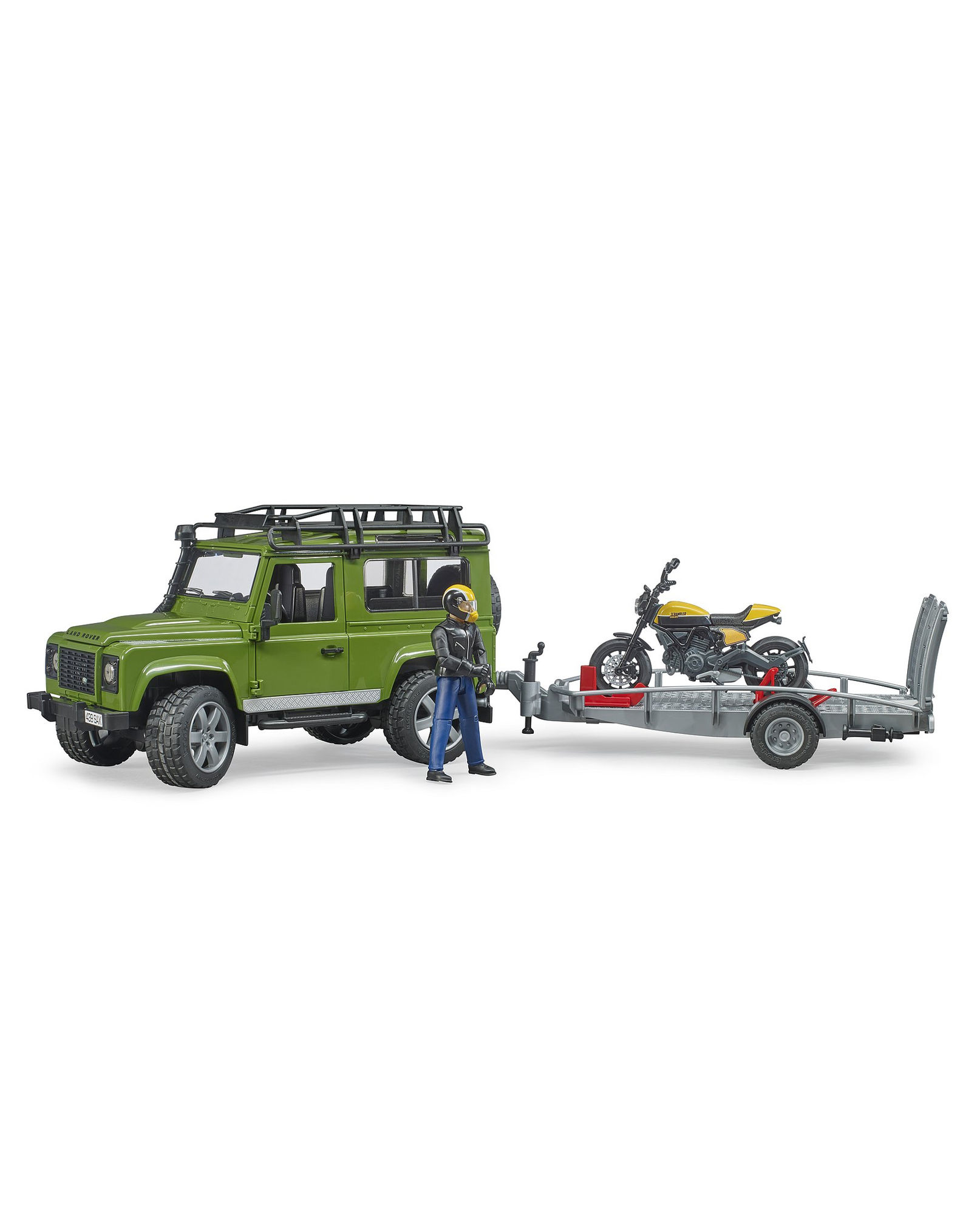 Bruder 02589 Land Rover Defender mit Anhänger | Weltbild.at