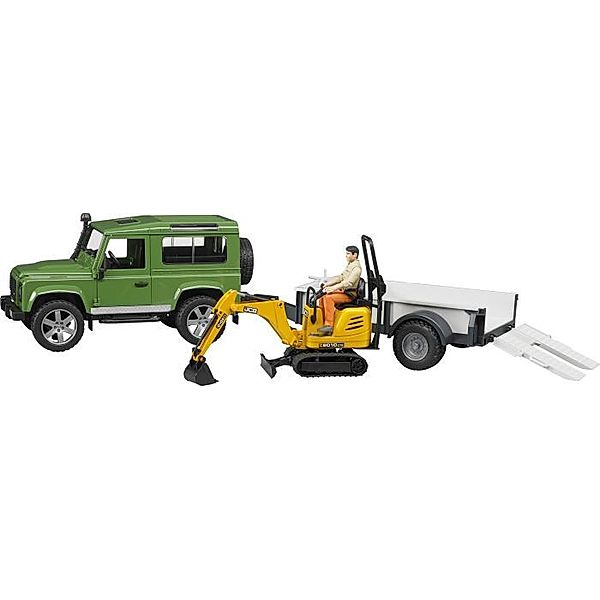 Bruder Bruder 02593 Land Rover Defender plus Zubehör