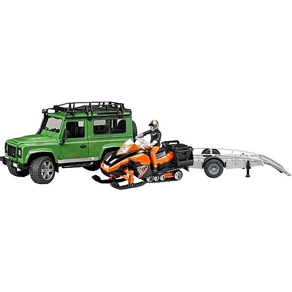 Bruder Bruder 02594 Land Rover Defender und Anhänger