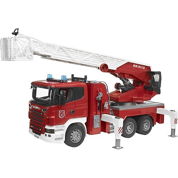 Bruder Bruder 03590 Scania Feuerwehrleiterwagen plus Licht und Sound Module