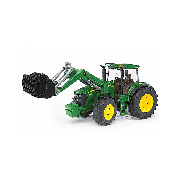 Bruder BRUDER 7930 John Deere Traktor, mit Frontlader, Modellfahrzeug, bruder®