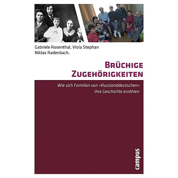 Brüchige Zugehörigkeiten, Gabriele Rosenthal, Viola Stephan, Niklas Radenbach