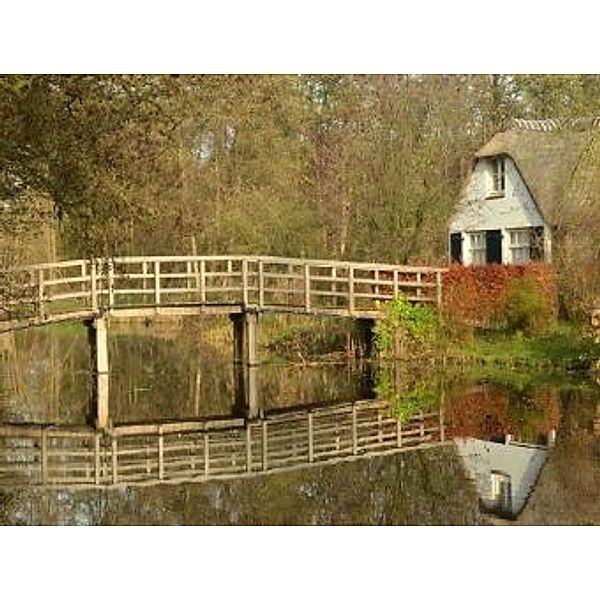 Brücke mit Reflexionen im Wasser - 1.000 Teile (Puzzle)