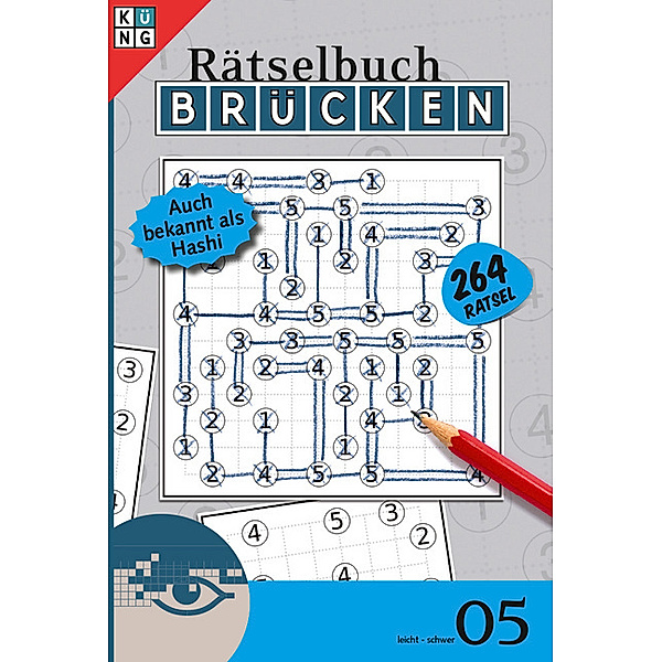 Brücken-Rätselbuch, Auch bekannt als Hashi..5, Conceptis Puzzles