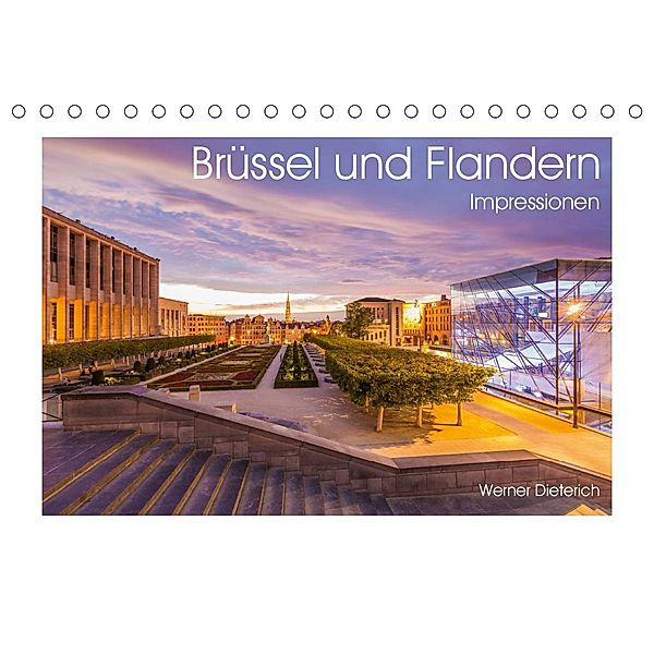 Brüssel und Flandern Impressionen (Tischkalender 2021 DIN A5 quer), Werner Dieterich