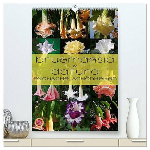 Brugmansia & Datura - Exotische Schönheiten (hochwertiger Premium Wandkalender 2024 DIN A2 hoch), Kunstdruck in Hochglanz, Martina Cross