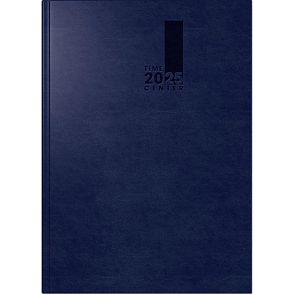Brunnen 1072522305 Buchkalender TimeCenter Modell 725 (2025)| 2 Seiten = 1 Woche| A5| 352 Seiten| SOFT-Einband| dunkelblau