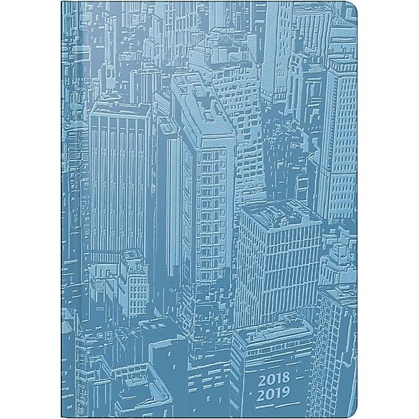 Brunnen Schülerkalender 2018/2019 Manhattan, türkis