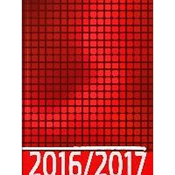 BRUNNEN Schülerkalender/Schüler-Tagebuch 2016/17 Grafik Rot