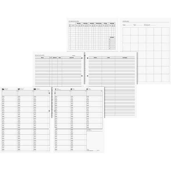 Brunnen Unterrichtsplaner Einlage A4 2018/2019