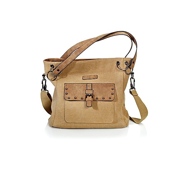 Bruno Banani Damen Shopper Milano (Farbe: sand)