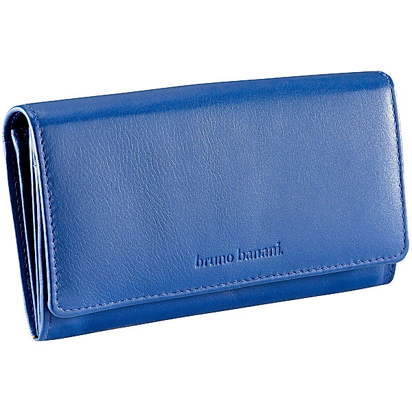 Bruno Banani Geldbörse Echtleder Elegance Farbe: blau