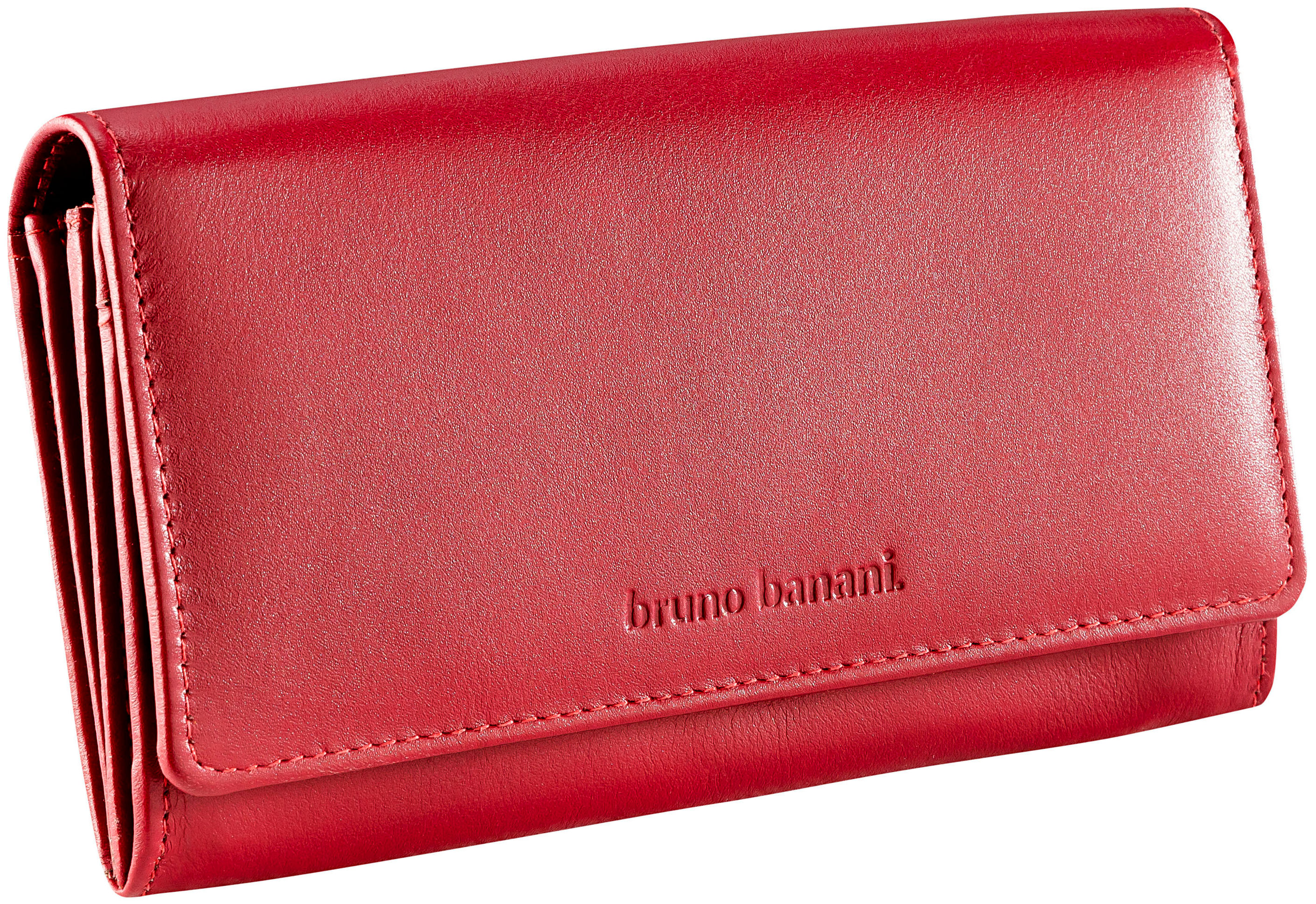 Bruno Banani Geldbörse Elegance Echtleder Farbe: rot